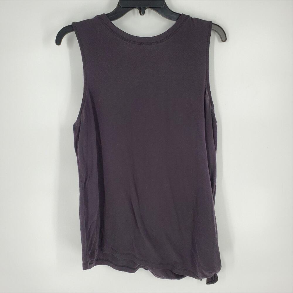 Athleta Black Purple Cloudlight Asymmetrical Side… - image 2